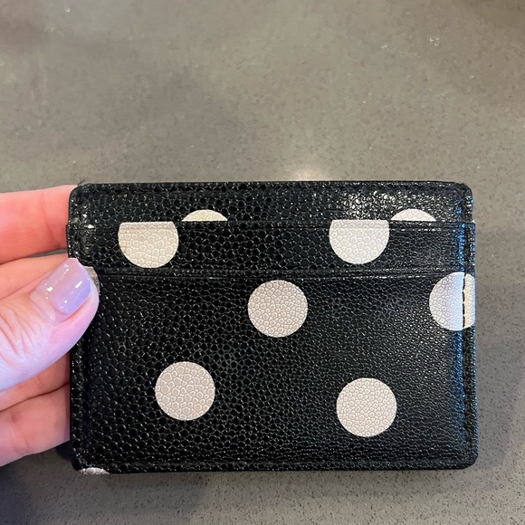 Kate Spade Wallet - black and white polka dot 4x2.75in - Picture 5 of 6